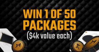 Americas Cardroom - Win 1 of 50 packages.