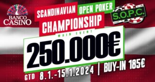 Banco Casino Bratislava – Scandinavian Open Poker Championship up Next 