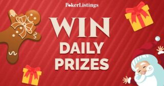 Make the most of the festivities with our €10,000 Pokerlistings Christmas Calendar!