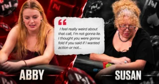 Reaktion auf Abby Merks emotionale Hand gegen Susan im Lodge Poker Club: Sollten Freunde am Pokertisch softer spielen? Die Community ist gespalten.