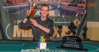 Michel Molenaar Brings the partypoker MILLIONS Main Event Trophy Home to the Netherlands!