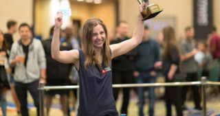 Poker player Maria Konnikova. Winner of PCA National Event 2018.