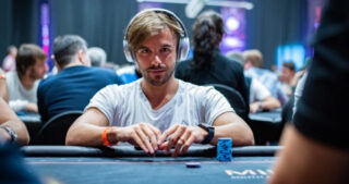 Poker Player Yuri Martins Dzivielevski a.k.a. 'theNERDguy'.