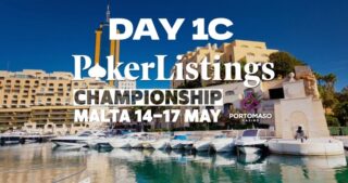 Pokerlistings Championship Day 1C – Reigning Champion on Pole Position to Win Back-To-Back