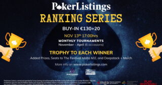 PokerListings Ranking Series at Portomaso Casino Malta