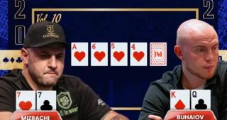 Mizrachi vs Buhaiov at WSOP 2025.