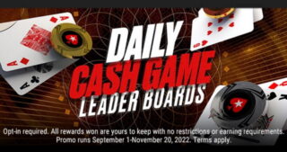pokerstars cash game leader boards