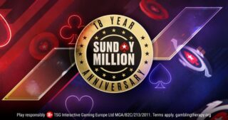 PokerStars Celebrates 18th Sunday Million Anniversary!