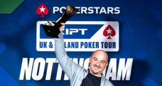 PokerStars UKIPT 2023 Nottingham Final Table Winner Vincent Meli
