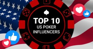 Top 10 US poker influencer names.