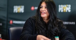 First ever winner of PokerStars road to PSPC women's event - Rishva Iyer.