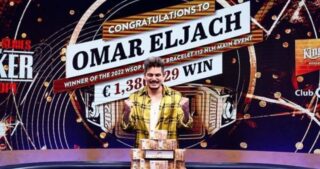 WSOP-E 2022 Main Event Champion Omar Eljach.