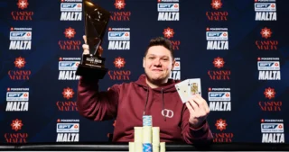 Alex Theologis 100,000 Super High Roller EPT Malta Winner