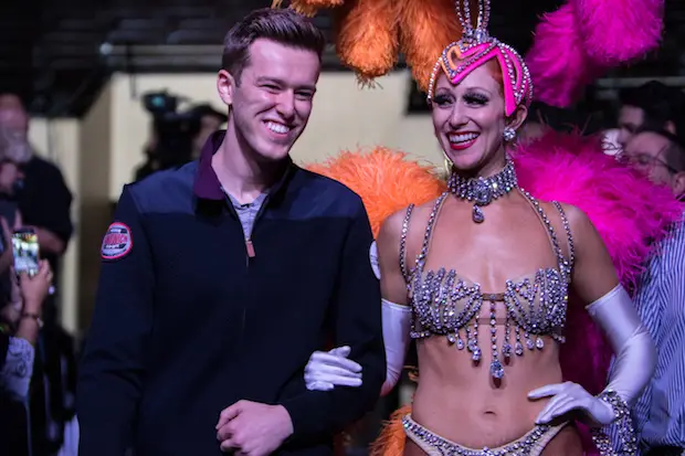 Gordon Vayo and a dancer