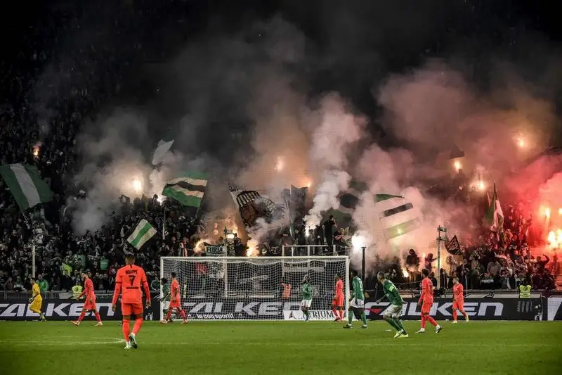 Home stadium atmosphere in St-Etienne