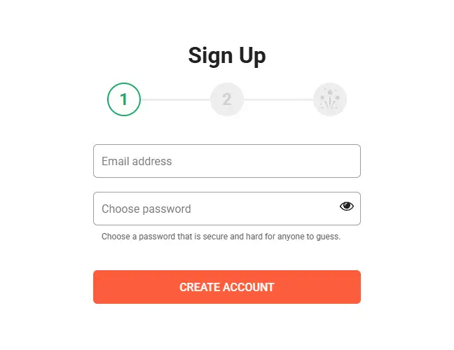 Create Login Details: