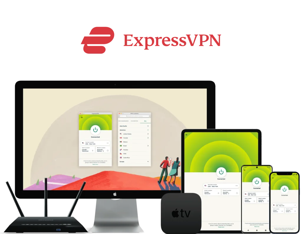 You can access ExpressVPN from 5 devices simultaneously