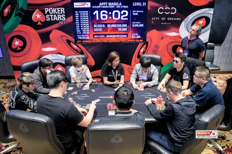 APPT final table in Manila - Philippines