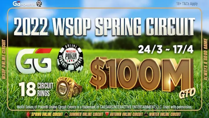 GGPoker WSOP Spring Circuit