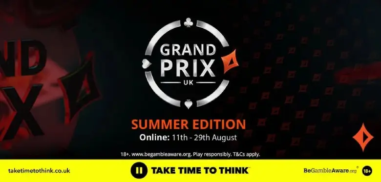 Partypoker Grand Prix summer edition 2022 banner.