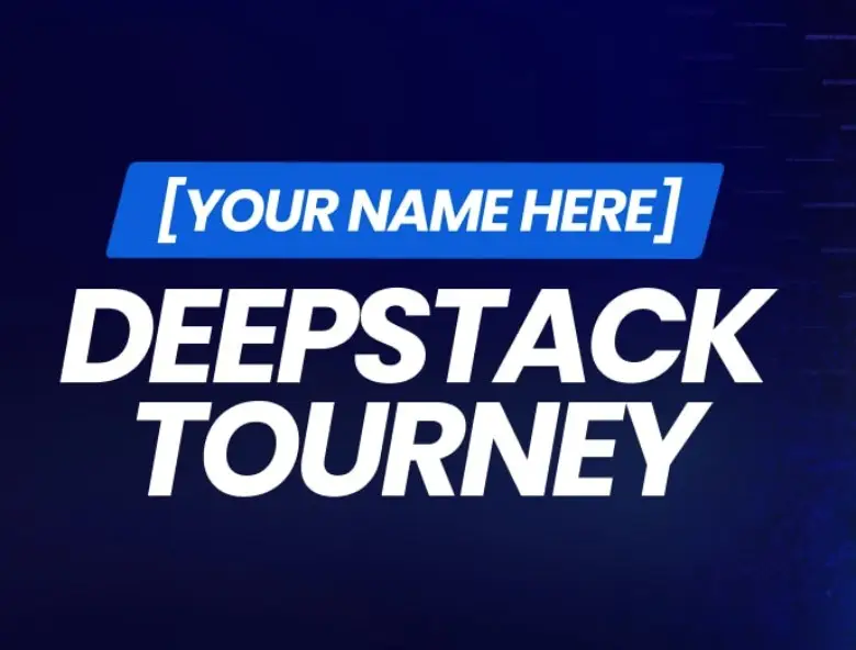 WPT Deepstack tourney.