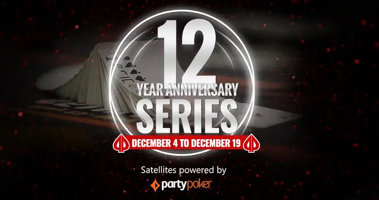 PlayGround and partypoker 12 year anniversary.