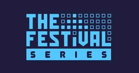 Blue The Festival Series banner.