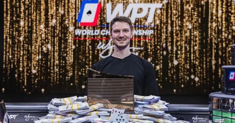 Eliot Hudon WPT Main Event Winner 2022.