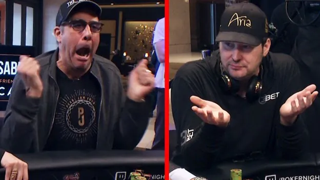 Brad Garrett & Phil Hellmuth.