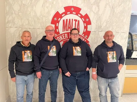 Donkeyfish at Malta Poker Festival with Martin Smith