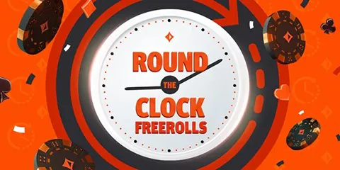 Round the Clock Freerolls at partypoker.