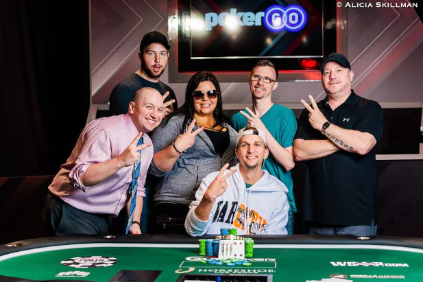 Sean Troha, Winner of Event #34: $1,500 Pot-Limit Omaha for $298,192 with his rail