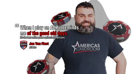 Americas Cardroom PRO Jon Van Fleet.