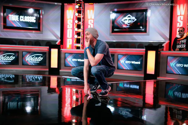 David Simon takes in the enormity of his win