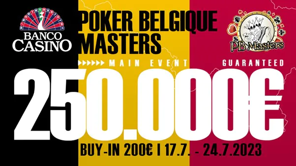 Banco casino Poker Belgique Masters 2023