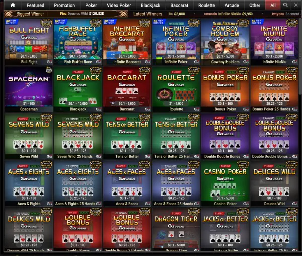 GGPoker all casino games