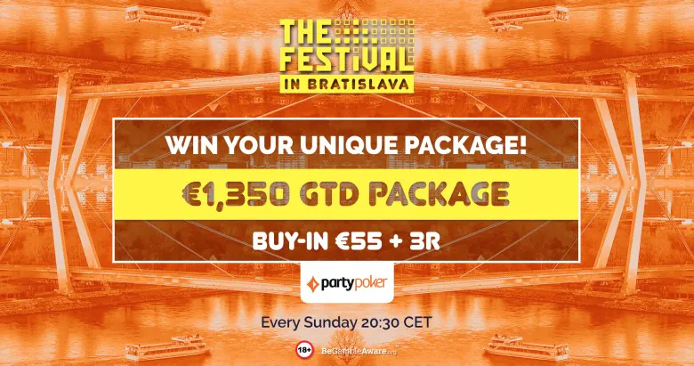 The Festival Bratislava 2023 Satellites at partypoker