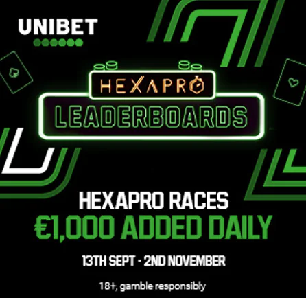 Unibet Promotions: HexaPro Daily Races October 2023