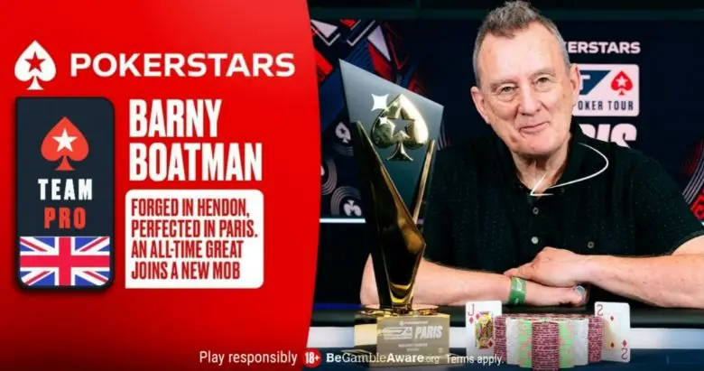 Barny Boatman PokerStars Ambassador