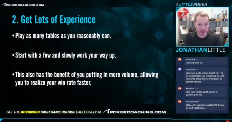 Jonathan Little: Get Lots of Experience 