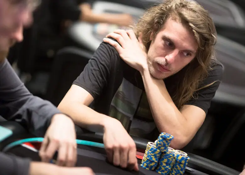 Bert Stevens is playing poker in a tournament