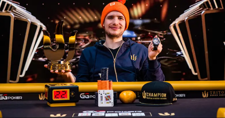 Roman Hrabec - WInner of Triton Series Main Event Jeju