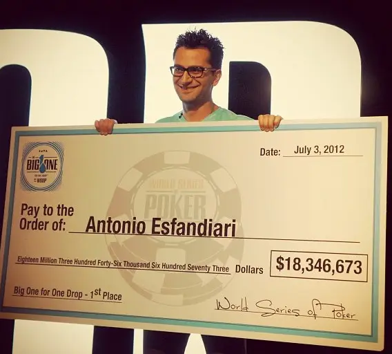 Antonio Esfandiari at WSOP 2012