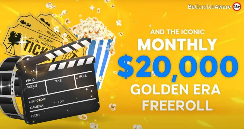 888Poker: $300K GTD The Royal Premiere Golden Era Freeroll