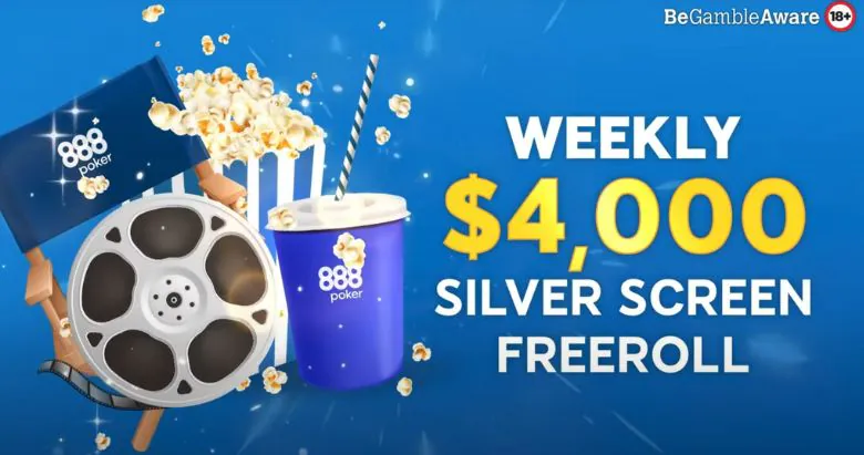 888Poker: $300K GTD The Royal Premiere Silver Screen Frereoll