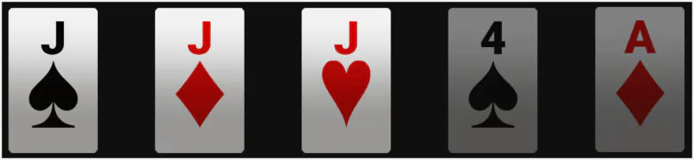 Three of a Kind example