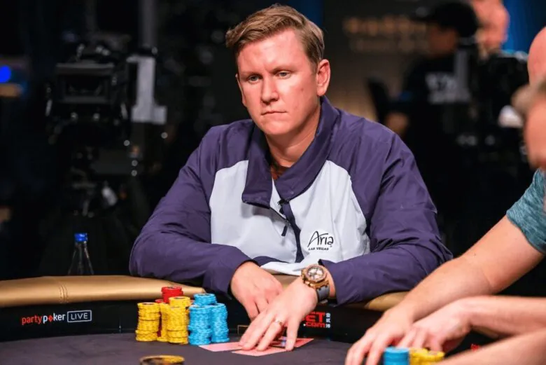 Ben Lamb playing poker
