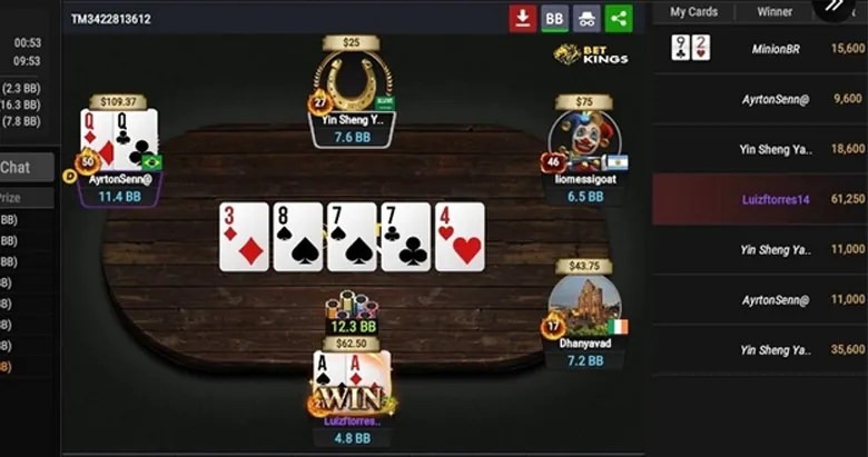 GGPoker Tournament Table