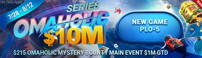Online Poker Room Promotions: GGPoker: $10M GTD Omaholic Series