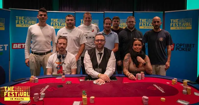 The Festival Malta 2024 Main Event Final Table